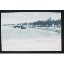 Szentendre,  Dunapart hajókkal